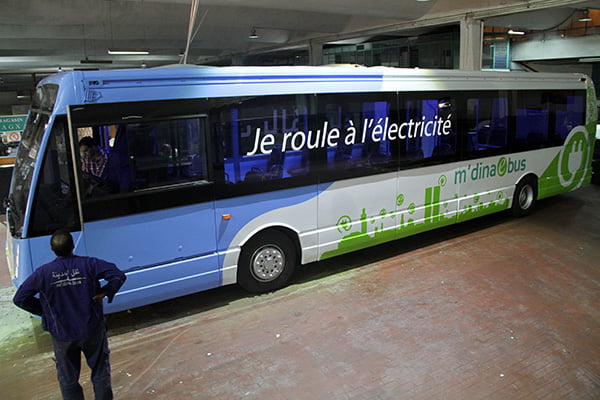M’dina Bus dévoile son prototype de bus 100% électrique « m’dinaebus »