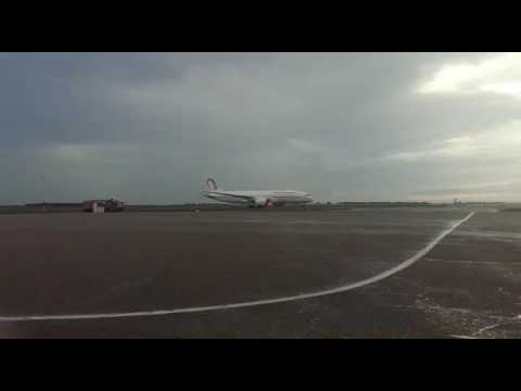 L'arrivée du 5e Dreamliner de la RAM à Casablanca