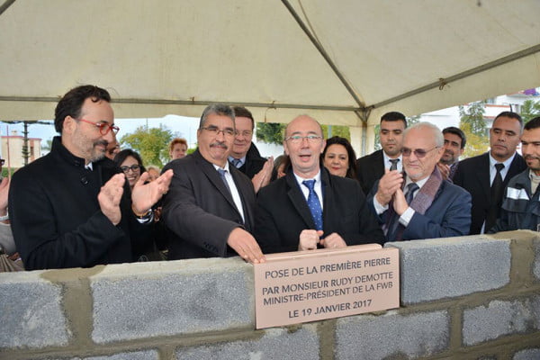 Pose de la première pierre de l’École Belge de Rabat 1 2 - Pose de la première pierre de l’École Belge de Rabat