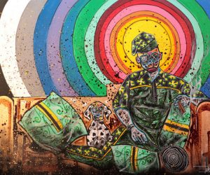 Présentation du programme de l’événement « L’Afrique en Capitale » African royalty series 200x150 acrylic mixt media 2017 turay mederic Art Urbain Mur MMVI 300x250 - Présentation du programme de l’événement « L’Afrique en Capitale »