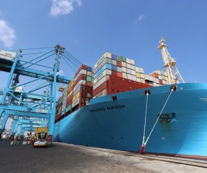 IMG 2457 300x250 - APM Terminals Tangier reçoit le géant « Madrid Maersk » (PHOTOS)