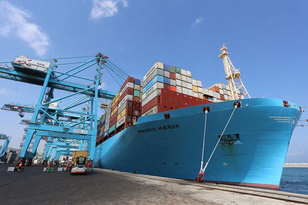 IMG 2457 - APM Terminals Tangier reçoit le géant « Madrid Maersk » (PHOTOS)