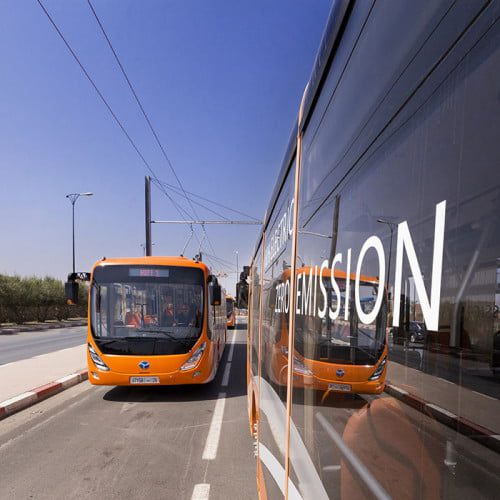 BUS ÉLECTRIQUES 3 - Première en Afrique : Marrakech se dote de Bus Électriques avec ZERO émission De gaz Et 100 % électriques