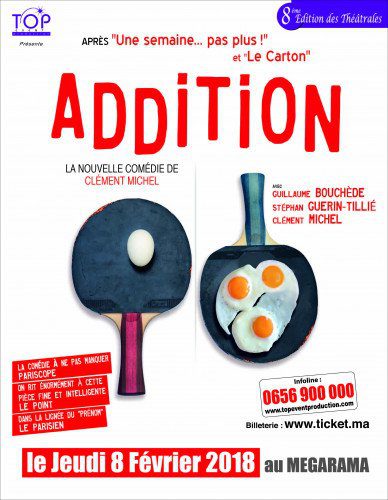 « Addition » Une comédie décoiffante arrive au Megarama le jeudi 8 février Affiche Addition - « Addition » Une comédie décoiffante arrive au Megarama le jeudi 8 février