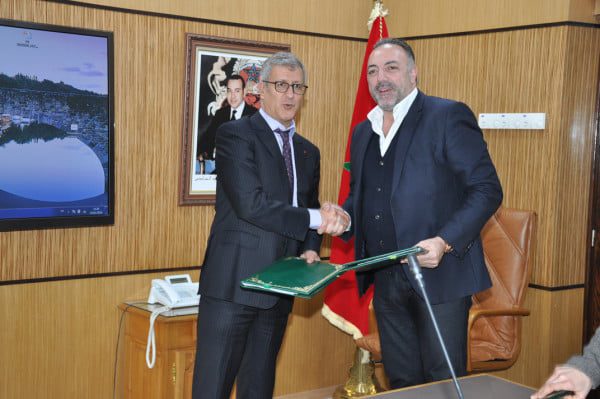 Mohamed Rabie Khlie et Jonathan Harroch - Ouverture d’Unique Fitness Clubs à la gare LGV de Rabat Agdal