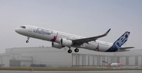 airbus a321 - le vol inaugural de l’A321 LR de Airbus