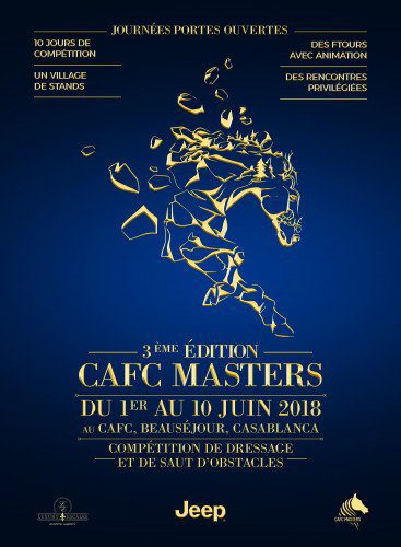 3ème édition du CAFC Masters Jeep Championnat 10 journées de célébration des chevaux et de sports hippiques CAFC Masters 2018 AFFCIHE - 3ème édition du CAFC Masters Jeep Championnat 10 journées de célébration des chevaux et de sports hippiques