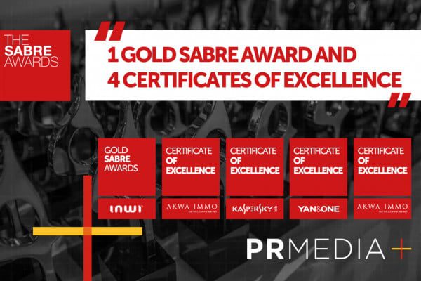 Sabre Awards Pr média - L’agence conseil marocaine PR MEDIA plébiscitée par les SABRE Awards Africa 2018