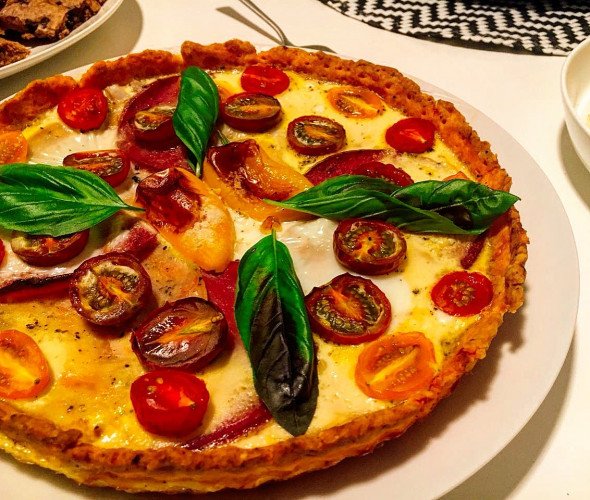 IMG 0646 - Quiche au jambon et légumes