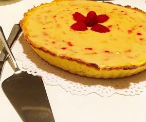 IMG 2721 300x250 - Tarte aux framboises