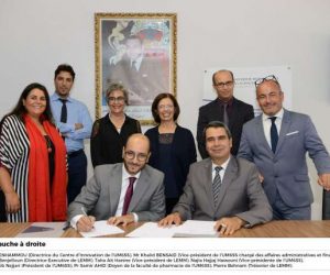 Photo Convention UM6SS LEMM 13092018 300x250 - Le LEMM et l'UM6SS renforcent leur partenariat pour le développement de la Recherche Biomédicale au Maroc