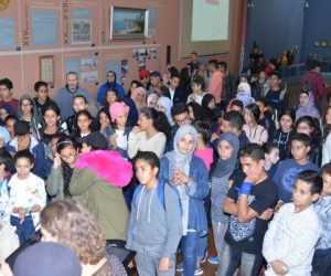Photo élèves espace Actua 2 300x250 - Fondation Attijariwafa bank : Académie des Arts 2017-2019. Fusion entre éducation artistique, promotion du patrimoine et valeurs citoyennes
