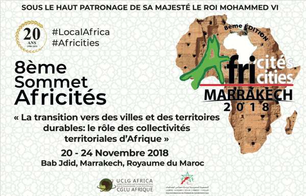 visuel africités sans logos - Africités:  3000 élus africains attendus à Marrakech pour dessiner une nouvelle trajectoire de développement pour le continent