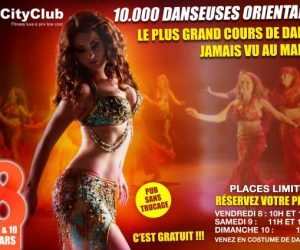 COURS DE DANSE ORIENTALE CITY CLUB1 300x250 - City Club organise un show spectaculaire pour célébrer la femme
