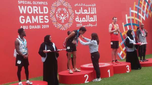 Houdaifa Athlétisme 1500m - Les champions marocains au podium des Jeux Mondiaux d’été – Special Olympics à Abu Dhabi
