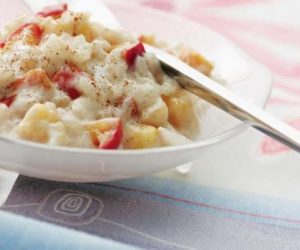apple cinnamon rice pudding.jpg 300x250 - Recette du jour : Poudding de riz aux pommes