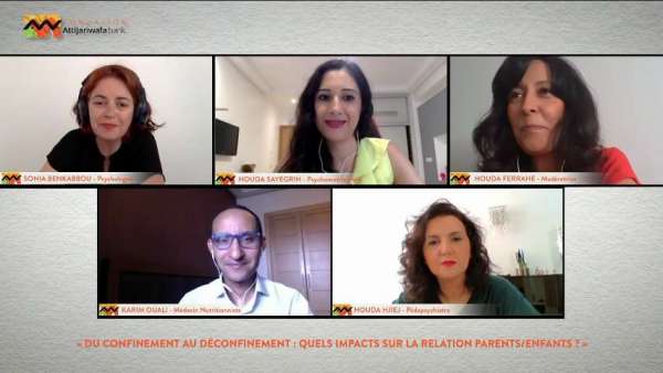 Capture Conférence 6 - La Fondation Attijariwafa bank décrypte l’impact du confinement prolongé sur la santé des enfants et les rapports familiaux