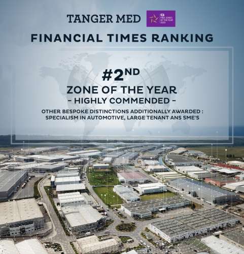 LA PLATEFORME INDUSTRIELLE TANGER MED SE CLASSE 2ème ZONE ECONOMIQUE SPECIALE DANS LE MONDE - La plateforme industrielle Tanger Med se classe 2ème zone économique spéciale dans le monde