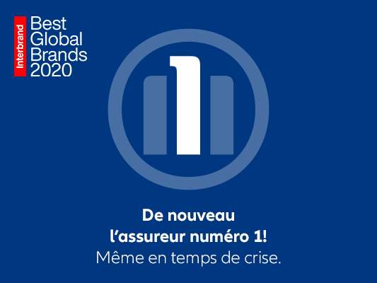 Visuel Annonce – Allianz marque N°1 dAssurance au Monde - Allianz est nommée marque d’assurance N°1 au monde
