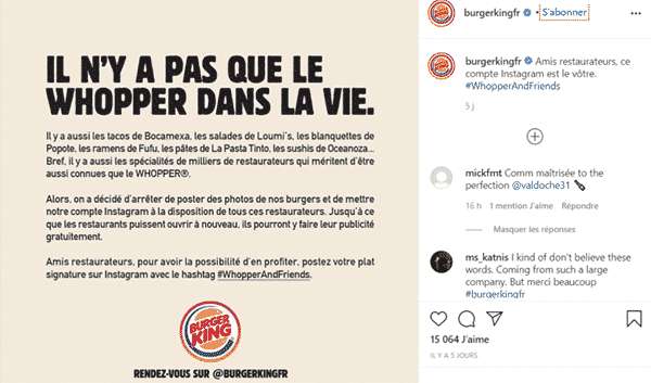 Covid-19/Publicité : voici les campagnes qui ont le mieux fonctionné ! image 726 - Covid-19/Publicité : voici les campagnes qui ont le mieux fonctionné !