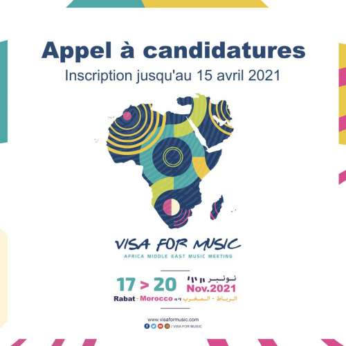 Visuel Appel à Candidatures VFM VF - Visa For Music 2021: L’appel à candidatures est lancé !