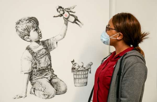 banksy - Un Banksy vendu à un prix record au profit du service de santé britannique