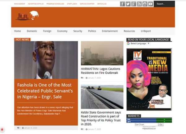 capture ecran tv nigeria - Nigeria : vers la fin de la publicité sur les médias internationaux pour les marques locales