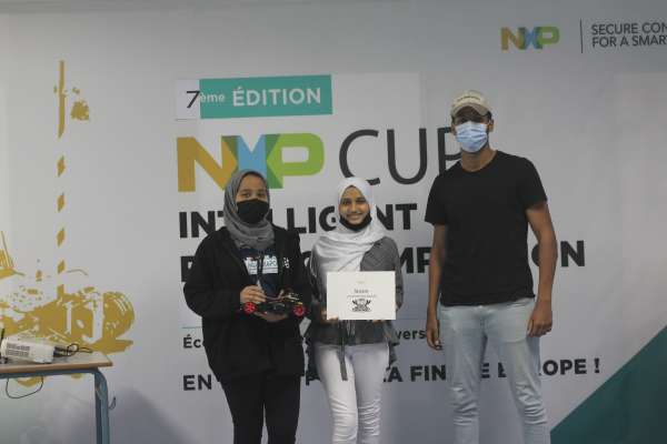 Mundiapolis NXP Cup 2 - L’Ecole d’Ingénieurs de l’Université Mundiapolis se classe  2ème École au concours multinational NXP Cup EMEA 2020/2021