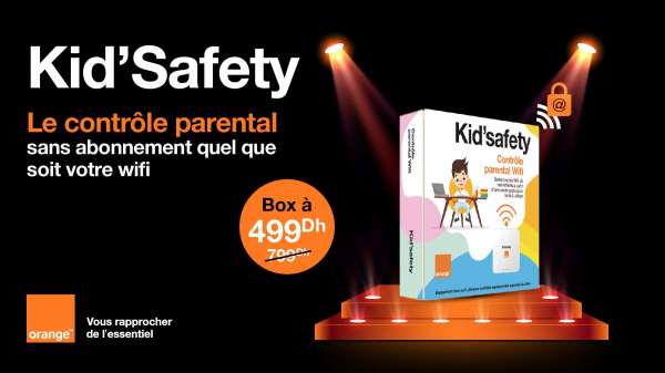 Visuel KidSafety - Orange innove une nouvelle fois pour un Wifi à la maison plus performant et plus sûr