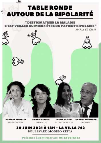 WhatsApp Image 2021 06 23 at 11.36.30 - L’auteure Maria El Kissi organise une table ronde autour de la bipolarité