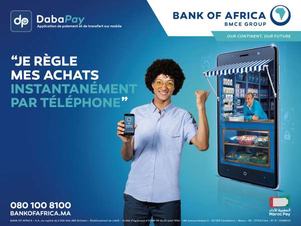 BOA AFF DabaPay 4x3m VF - BANK OF AFRICA enrichit son offre en déployant le module commerçants
