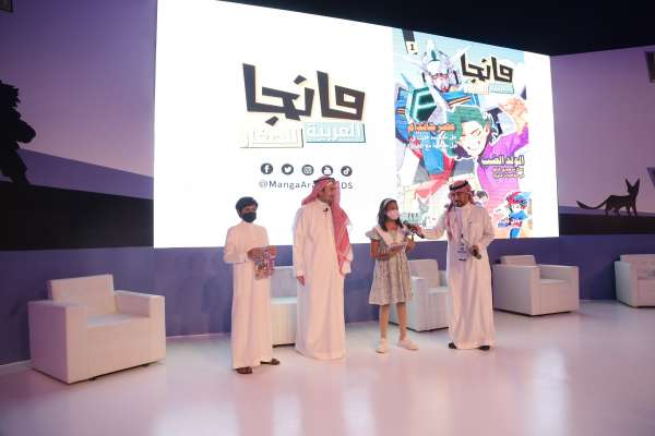 2. Dr. Essam Bukhary and Mohammad Al Harthy at the Press Conference for the launch of Manga Kids Arabia. - SRMG lance la première édition du très attendu  magazine Manga Arabia Kids