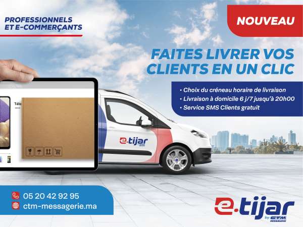 CTM Etijar 1 - CTM Messagerie lance « e-tijar », une solution complète de livraison à domicile à destination des professionnels du e-commerce