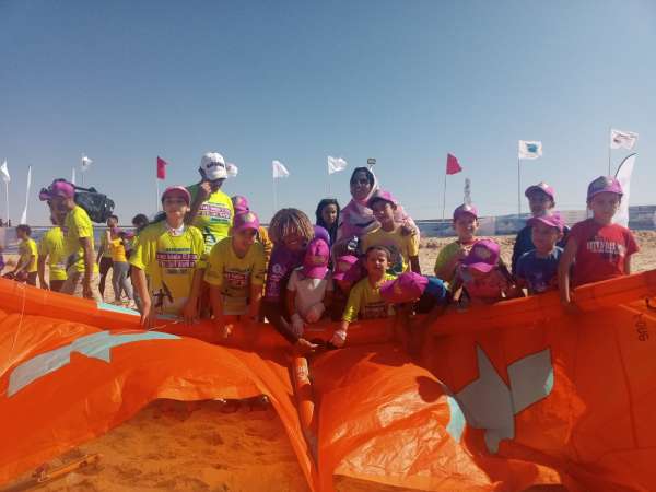 Initiation Kite 1 - Dakhla : Une belle action sociale lors de la 11ème édition du championnat mondial de Kitesurf Prince Moulay El Hassan