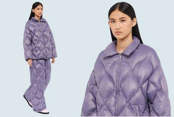 miu miu doudoune lilas  - La doudoune colorée, tendance de la fin de l'année ?
