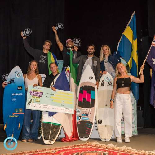 Podium GKA A - Dakhla: 11ème championnat mondial de Kite Surf Prince Moulay El Hassan du 27 au 31 octobre à Dakhla. Place aux champions !