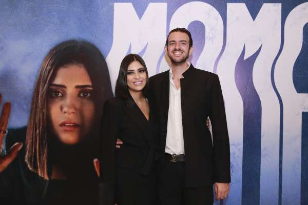 Safia Tazi et Kamil El Bouab lors du lancement de Mama  - “Mama”, une ode à l’amour composée et chantée par Safia Tazi