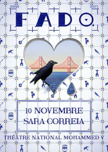 Visuel FADO Rabat 2021 - La 4ème édition du Fado Festival Maroc les 10, 12 et 13 novembre, à Rabat et à Casablanca