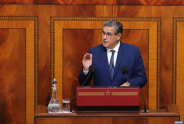 akhannouch 1 - Au Parlement, Akhannouch défend l'action de son gouvernement pour soutenir le pouvoir d'achat