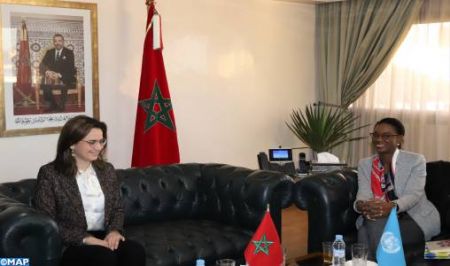 IMG 8255 - La transformation numérique au Maroc au menu d'un entretien de Mme Mezzour avec la coordinatrice résidente de l'ONU