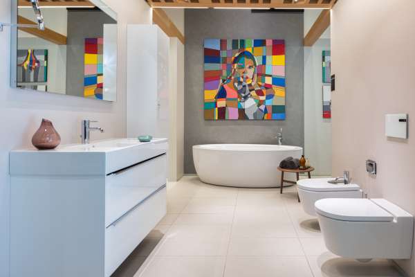 Ambiance 5 - Roca transforme son showroom en galerie d'art