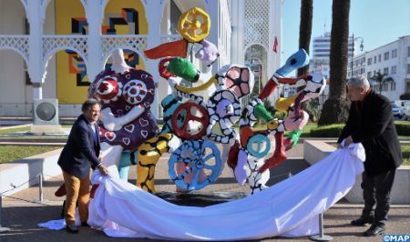 Sans titre111 - "La machine à rêver", une sculpture de Niki de Saint Phalle illumine l'esplanade du Musée Mohammed VI