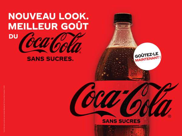 KV 4X3 COKE  VF - Coca-Cola Sans Sucres change de recette pour un meilleur goût
