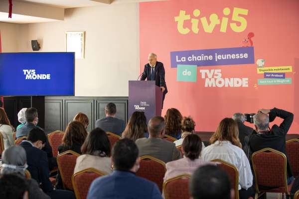Photos Conf. TV5 1 - TiVi5 MONDE disponible au Maghreb et Moyen-Orient sur Arabsat