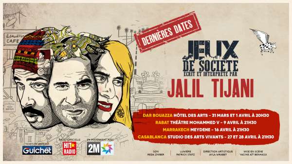 954 Jeux de société generique1920x1080 - Jalil Tijani, de retour sur les planches, pour les dernières dates de son spectacle à succès   « Jeux de société »
