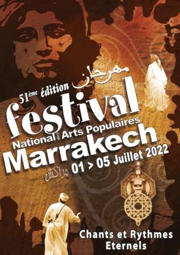 Affiche FNAP 2022 - 51ème Festival National des Arts Populaires (FNAP 2022) : Chants et Rythmes éternels