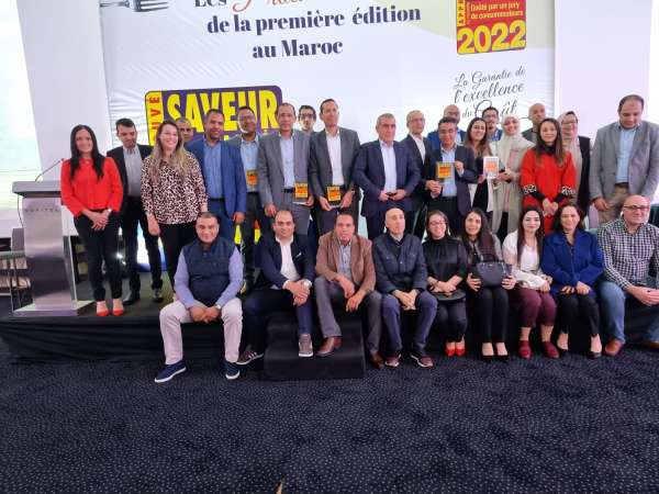 Marjane Saveurs de lAnnée 1 - Cinq produits de Marjane obtiennent le label « Approuvé Saveur de l’Année Maroc ».