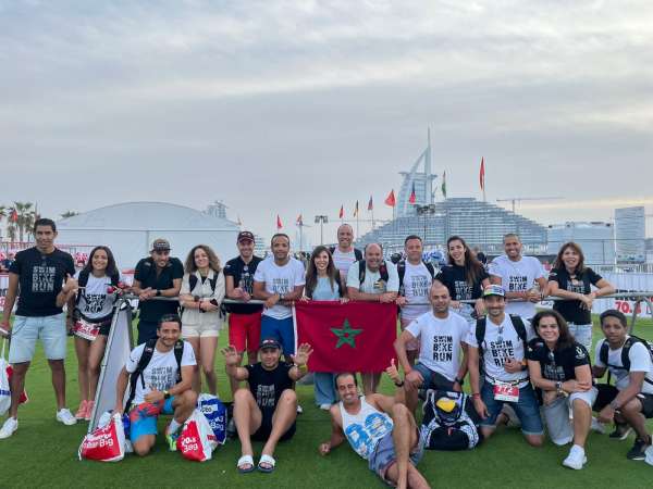 TRIATHLON IRON MAN EQUIPE MAROC A DUBAI - Le Triathlon au Maroc et la participation historique des marocains à l’Ironman 70.3 de Dubai