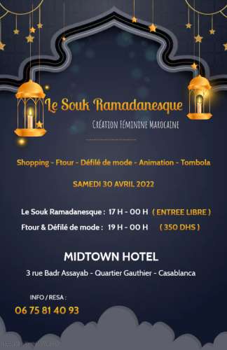 souk ramadanesque - Time Out Maroc organise le Souk Ramadanesque 2022 spécial création féminine marocaine !