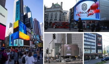 Time Square Picadilly Circus Plaza Callao lOpera Tel Aviv - Terre de Lumière: Le Maroc scintille dans le monde (ONMT)